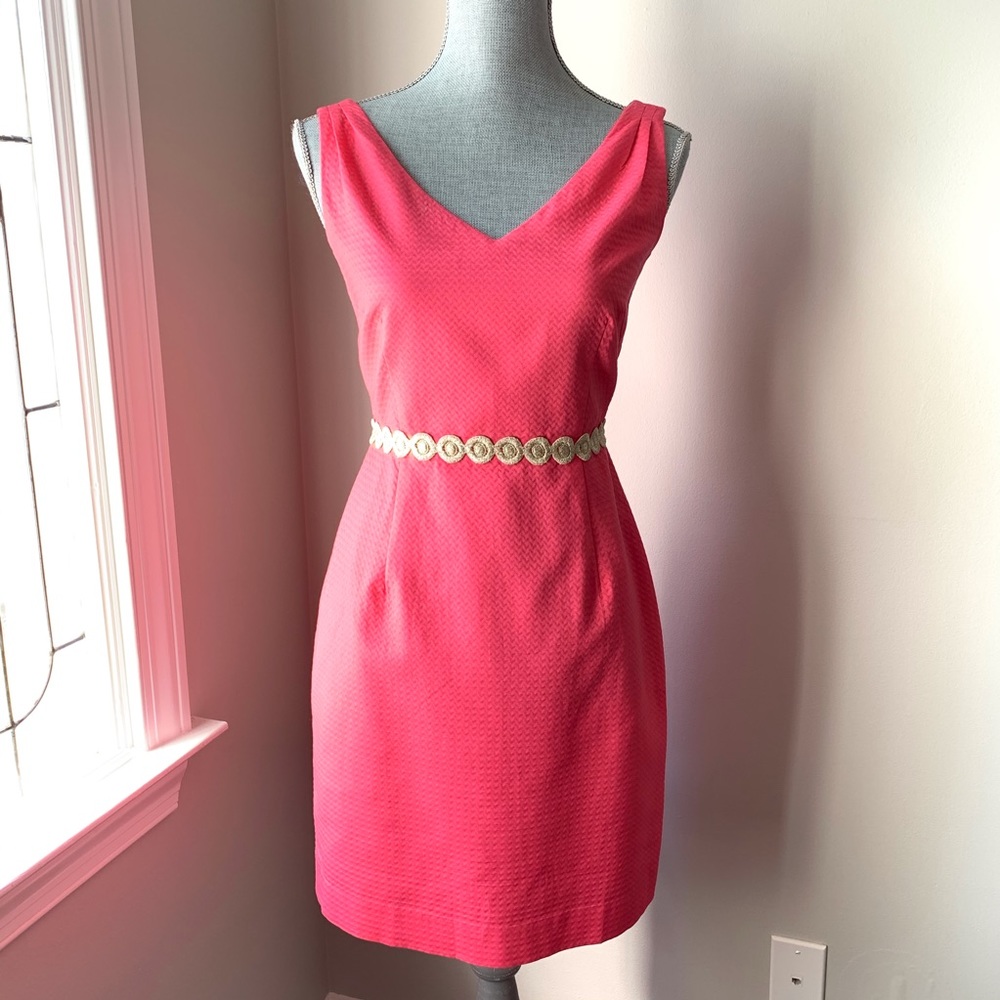Lily Pulitzer Pink V-Neck Dress